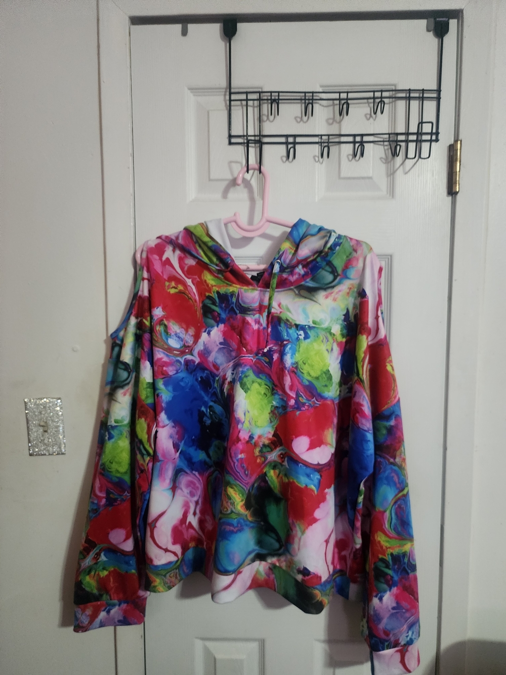Colorful Abstract Paint-Splash Hoodie And Matching Pants